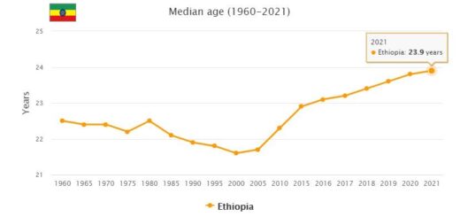 Ethiopia Median Age