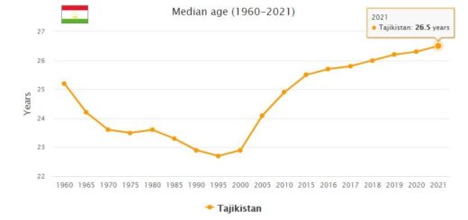 Tajikistan Median Age